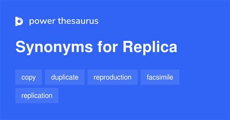 replicia|synonyms for replica.